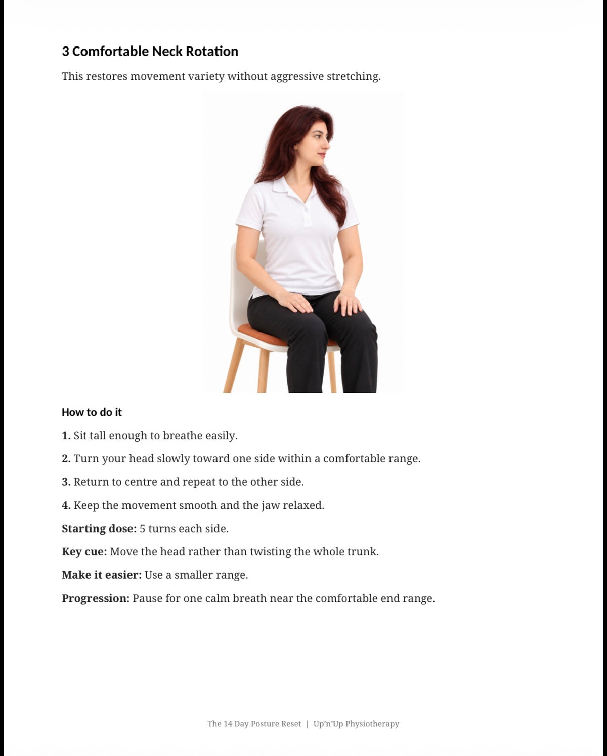14-Day Posture Exercise Program | English Edition